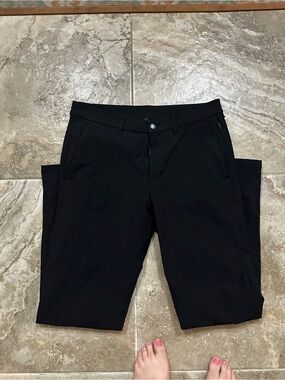 lululemon athletica Men's Black Chinos - Slim Performance Fit